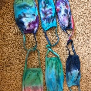 Tie dye masks